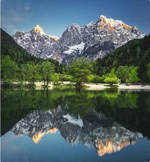 Slovenia, Lake Jasna